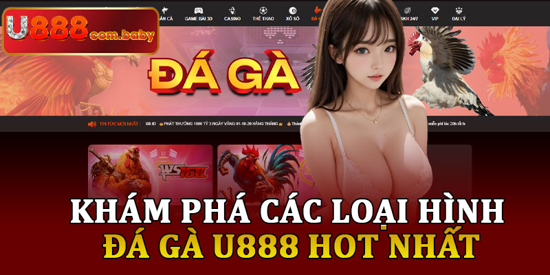 Khám Phá Các Loại Hình Đá Gà U888 Hot Nhất